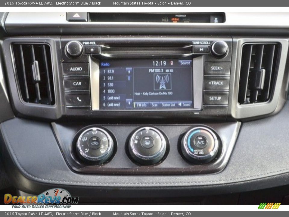 2016 Toyota RAV4 LE AWD Electric Storm Blue / Black Photo #14