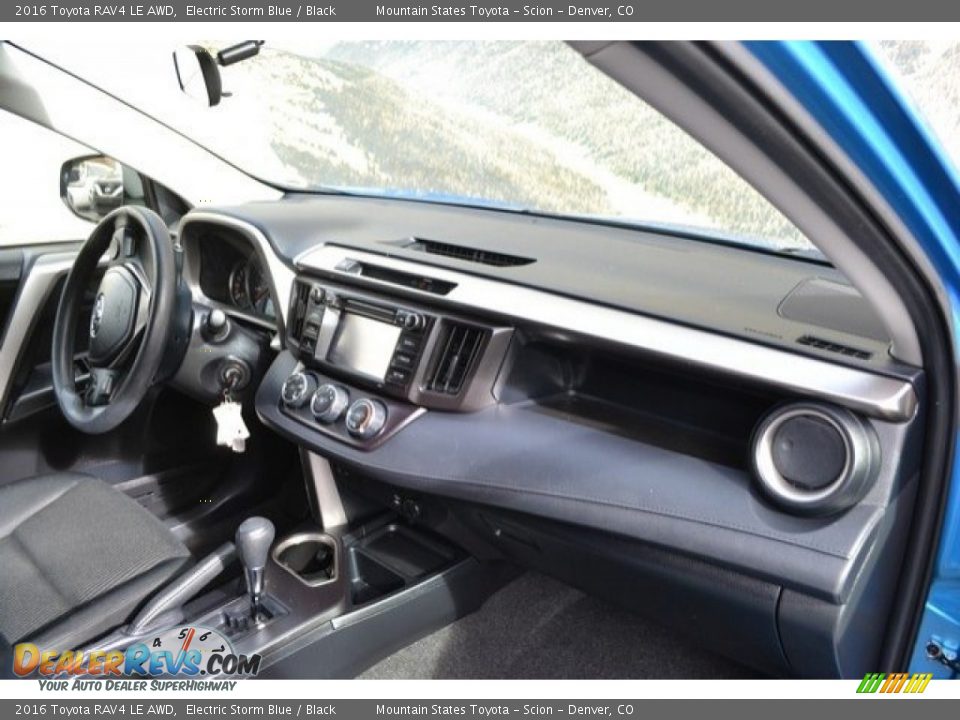 2016 Toyota RAV4 LE AWD Electric Storm Blue / Black Photo #16
