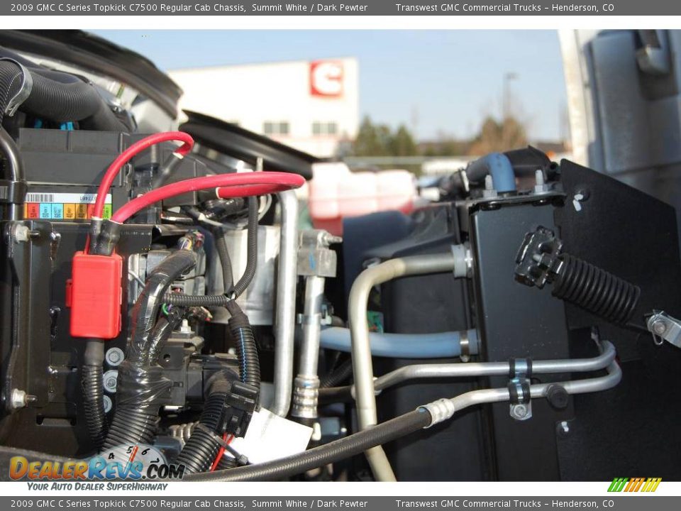 2009 GMC C Series Topkick C7500 Regular Cab Chassis Summit White / Dark Pewter Photo #7