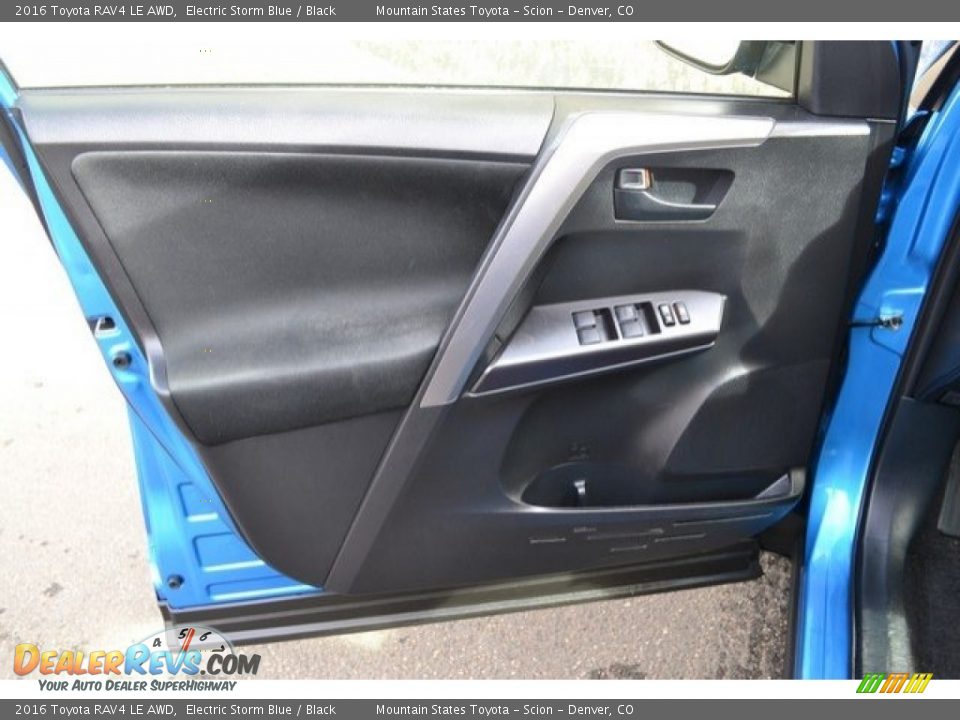 2016 Toyota RAV4 LE AWD Electric Storm Blue / Black Photo #24