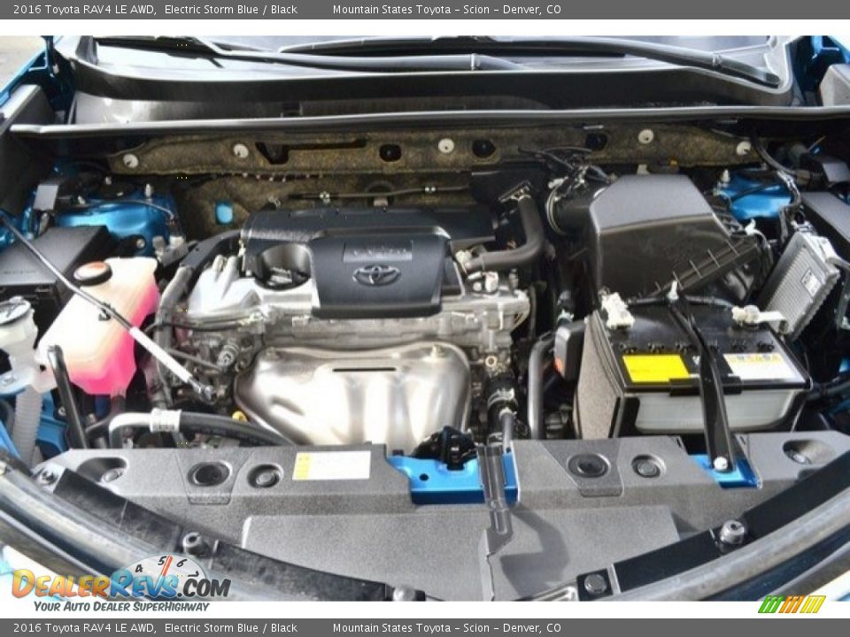 2016 Toyota RAV4 LE AWD Electric Storm Blue / Black Photo #27