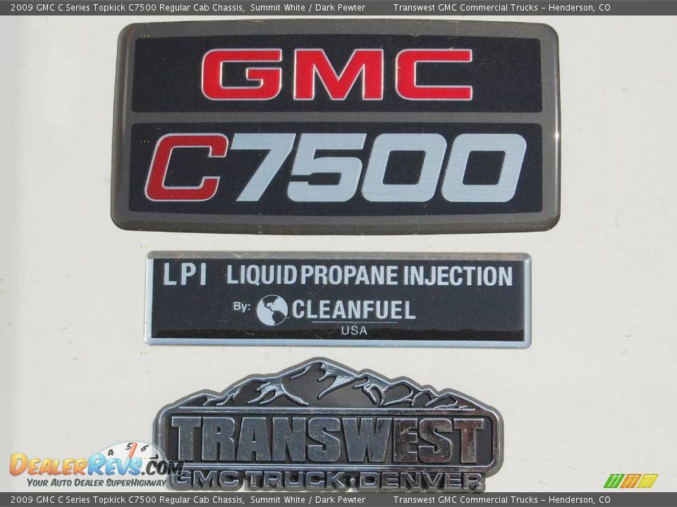 2009 GMC C Series Topkick C7500 Regular Cab Chassis Summit White / Dark Pewter Photo #14