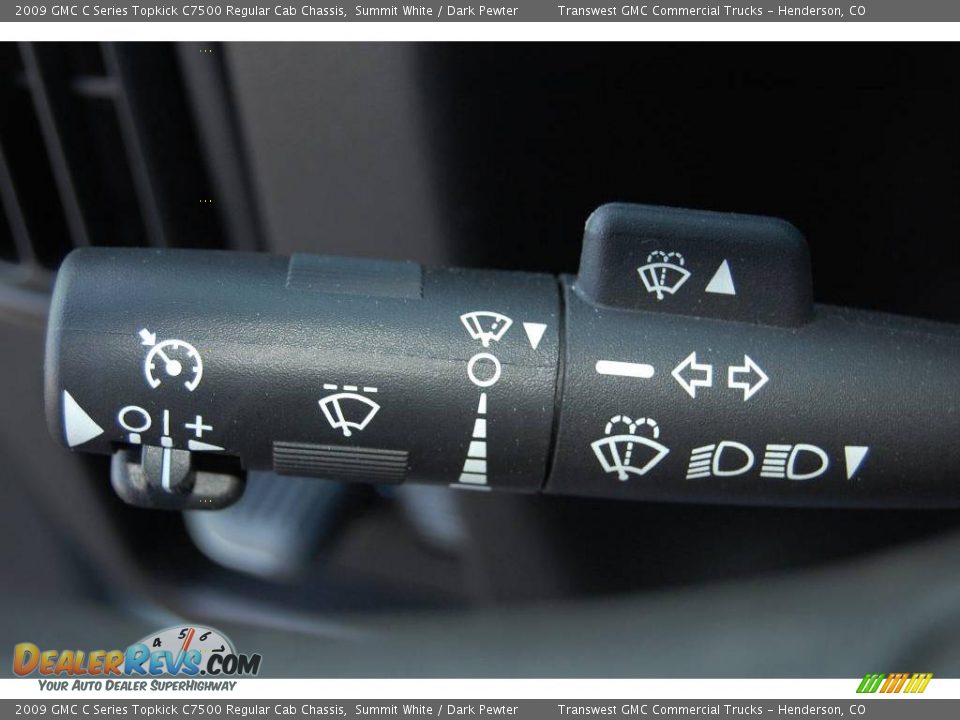 2009 GMC C Series Topkick C7500 Regular Cab Chassis Summit White / Dark Pewter Photo #23
