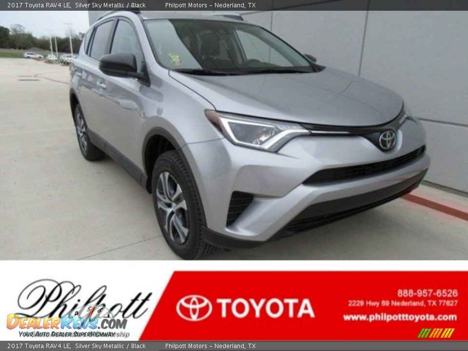 2017 Toyota RAV4 LE Silver Sky Metallic / Black Photo #1