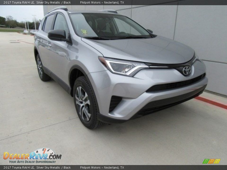 2017 Toyota RAV4 LE Silver Sky Metallic / Black Photo #2