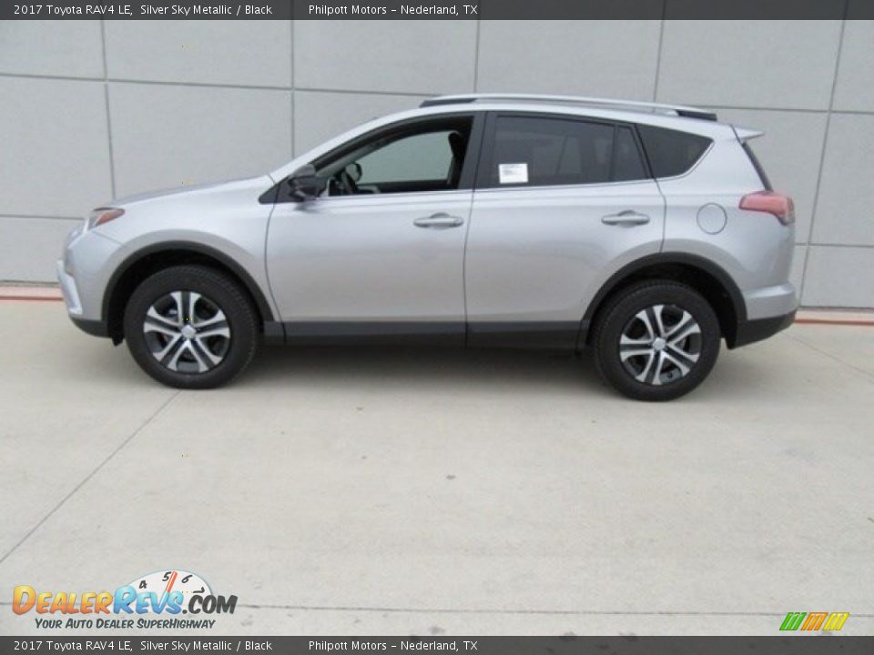 2017 Toyota RAV4 LE Silver Sky Metallic / Black Photo #6