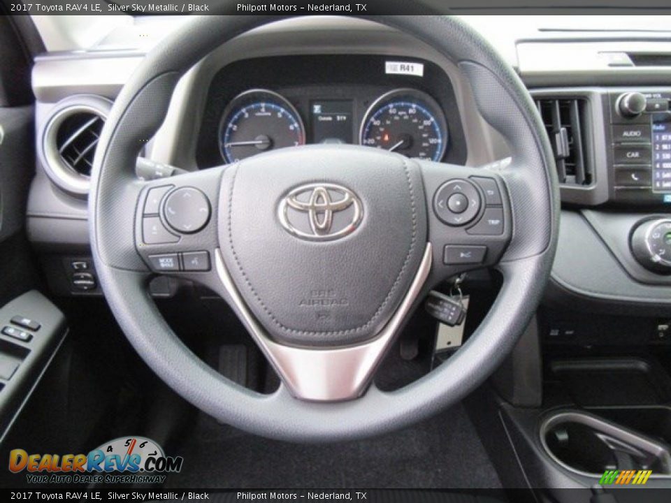 2017 Toyota RAV4 LE Silver Sky Metallic / Black Photo #28
