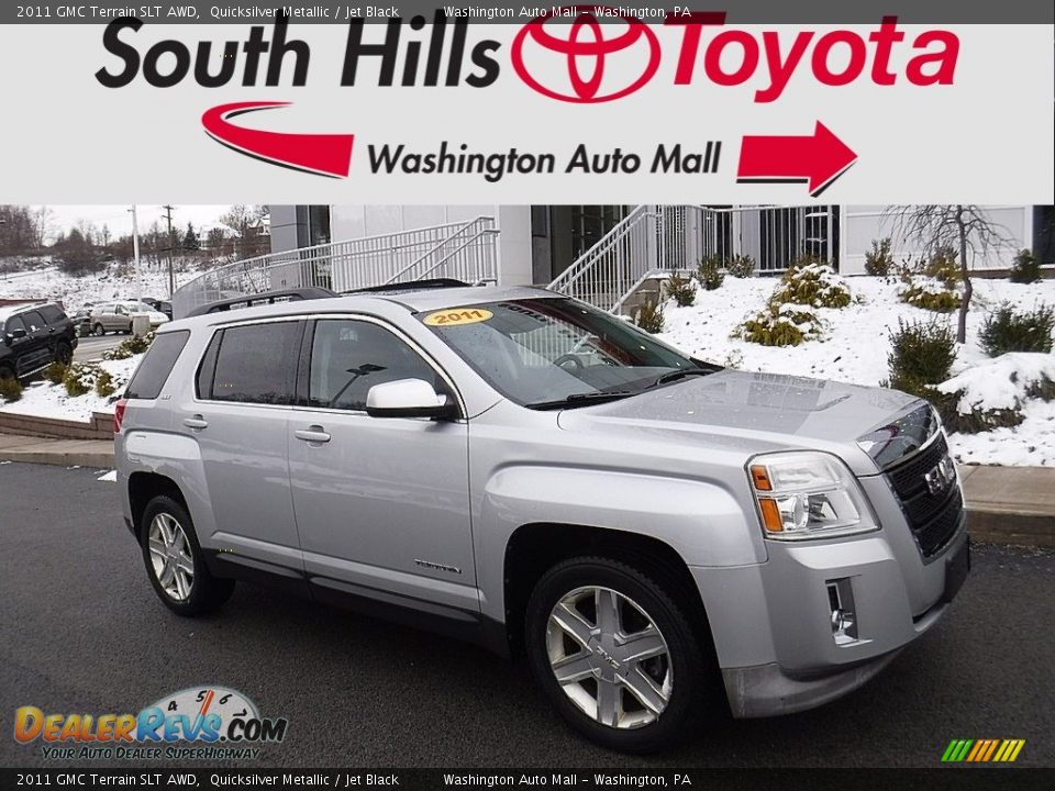 2011 GMC Terrain SLT AWD Quicksilver Metallic / Jet Black Photo #1