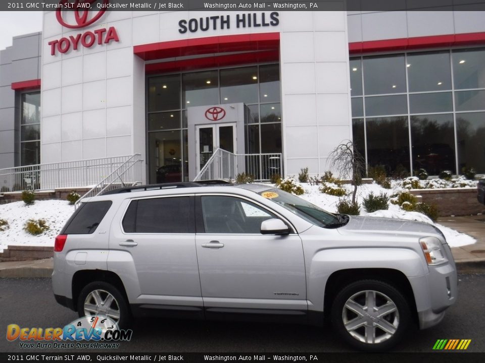 2011 GMC Terrain SLT AWD Quicksilver Metallic / Jet Black Photo #2