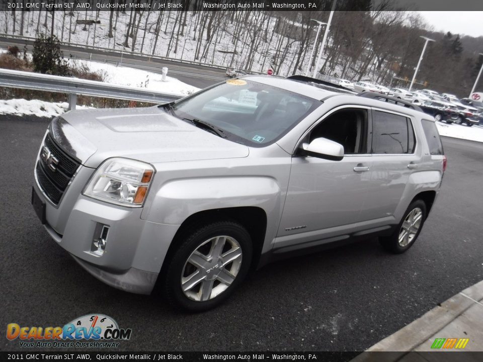 2011 GMC Terrain SLT AWD Quicksilver Metallic / Jet Black Photo #6