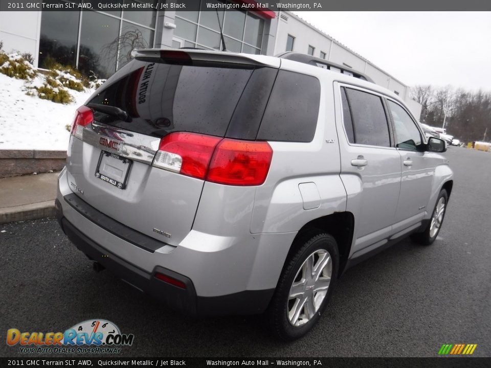 2011 GMC Terrain SLT AWD Quicksilver Metallic / Jet Black Photo #9