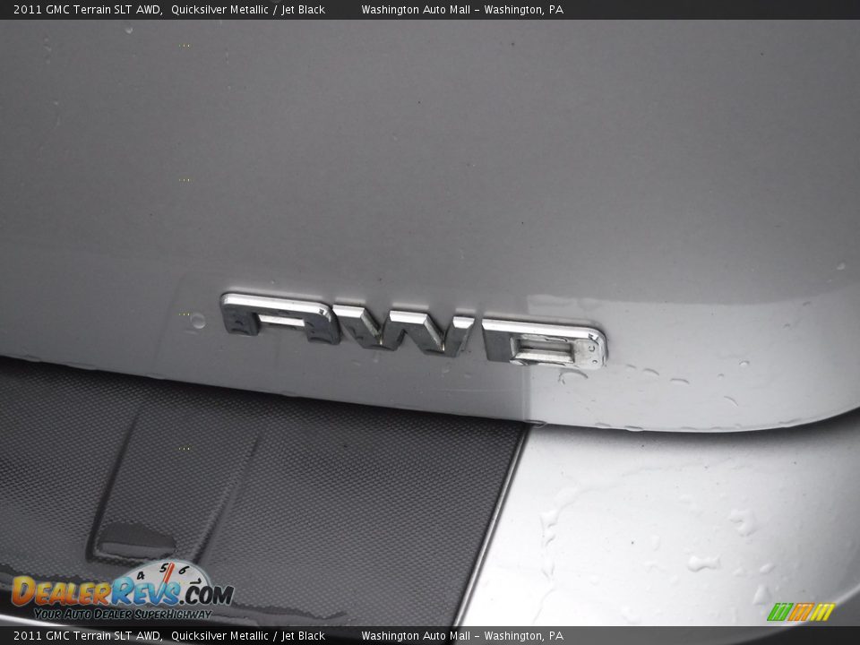 2011 GMC Terrain SLT AWD Quicksilver Metallic / Jet Black Photo #10
