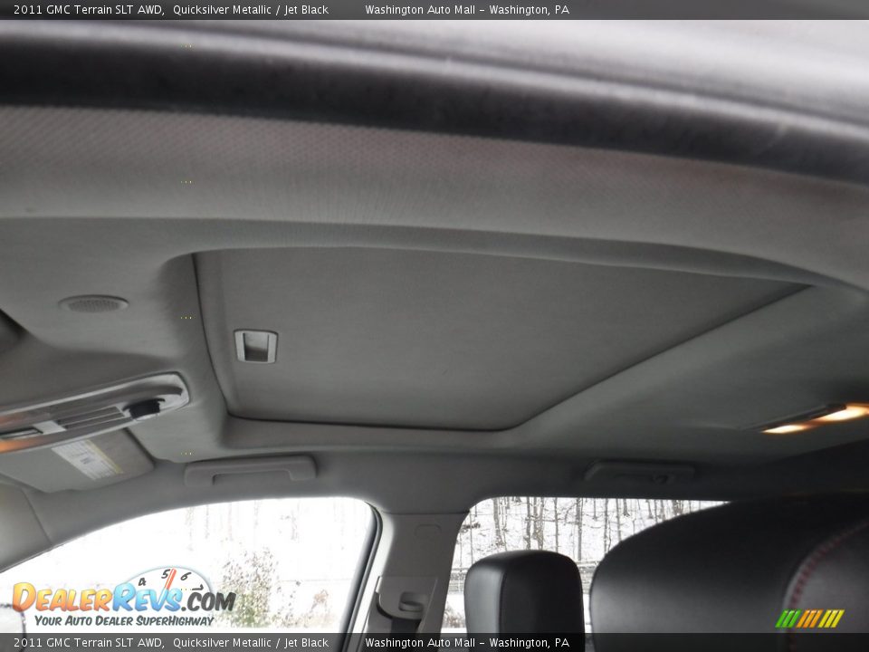 2011 GMC Terrain SLT AWD Quicksilver Metallic / Jet Black Photo #12