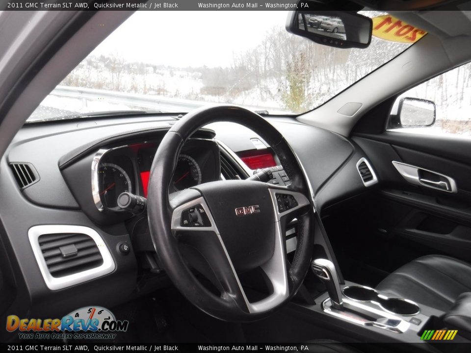 2011 GMC Terrain SLT AWD Quicksilver Metallic / Jet Black Photo #13