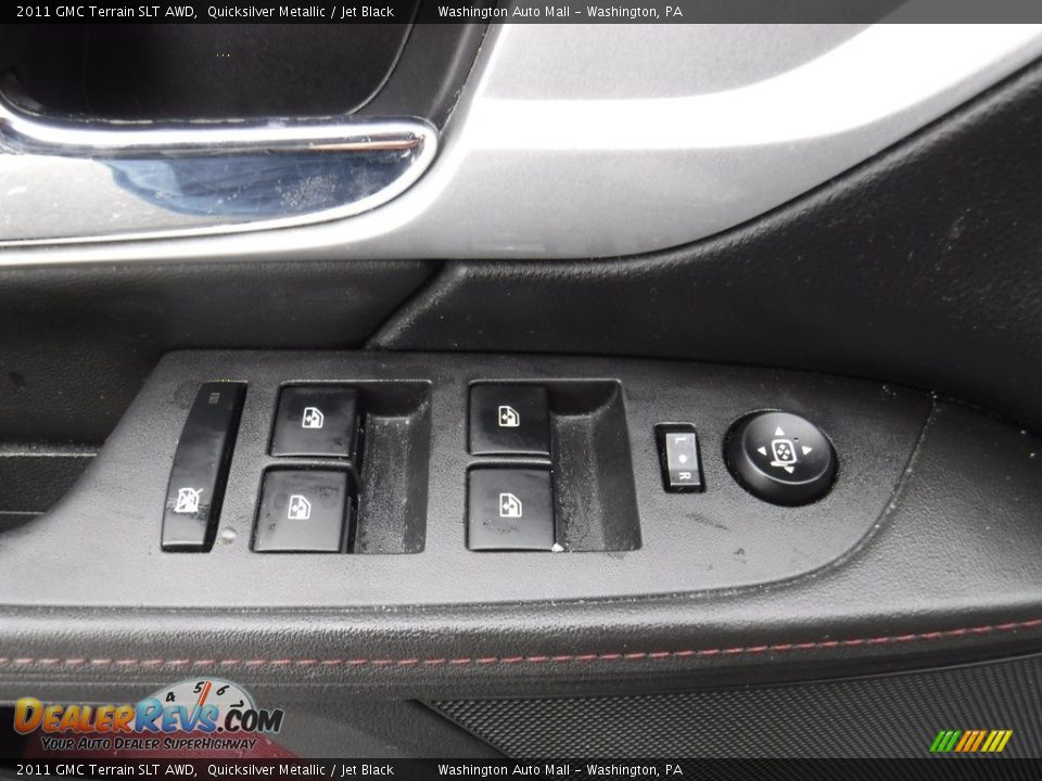 2011 GMC Terrain SLT AWD Quicksilver Metallic / Jet Black Photo #16