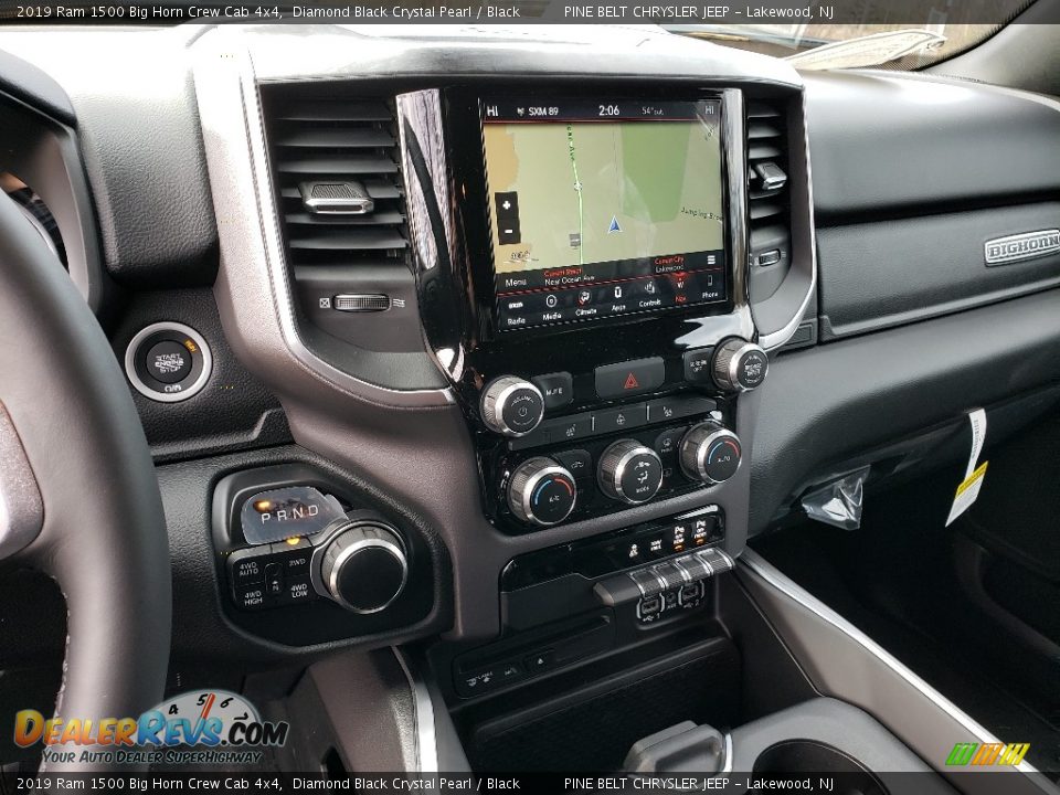 2019 Ram 1500 Big Horn Crew Cab 4x4 Diamond Black Crystal Pearl / Black Photo #10