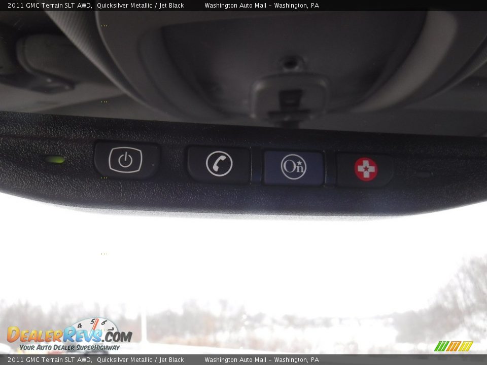 2011 GMC Terrain SLT AWD Quicksilver Metallic / Jet Black Photo #24