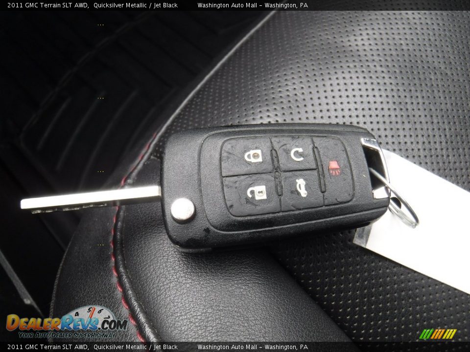 2011 GMC Terrain SLT AWD Quicksilver Metallic / Jet Black Photo #28