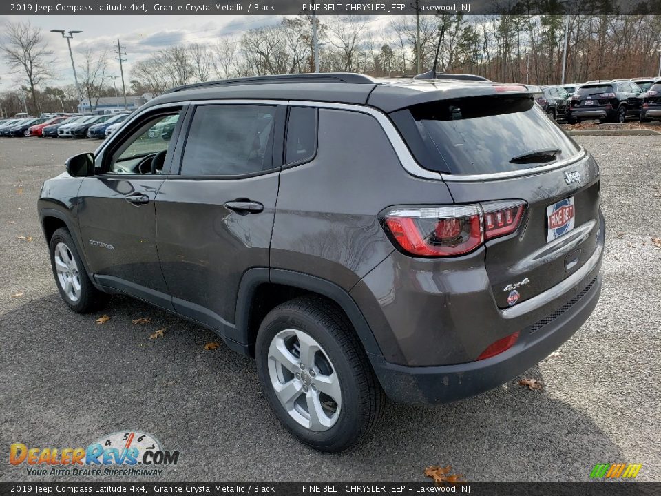 2019 Jeep Compass Latitude 4x4 Granite Crystal Metallic / Black Photo #4