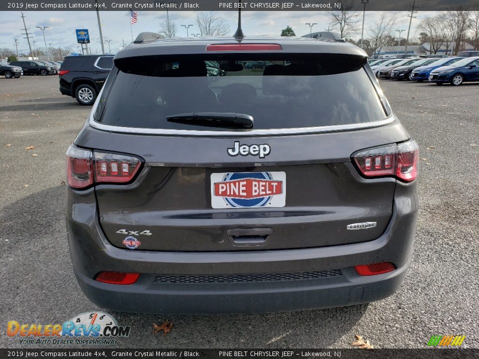 2019 Jeep Compass Latitude 4x4 Granite Crystal Metallic / Black Photo #5