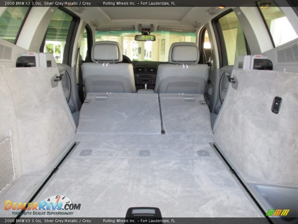 2008 BMW X3 3.0si Silver Grey Metallic / Grey Photo #14