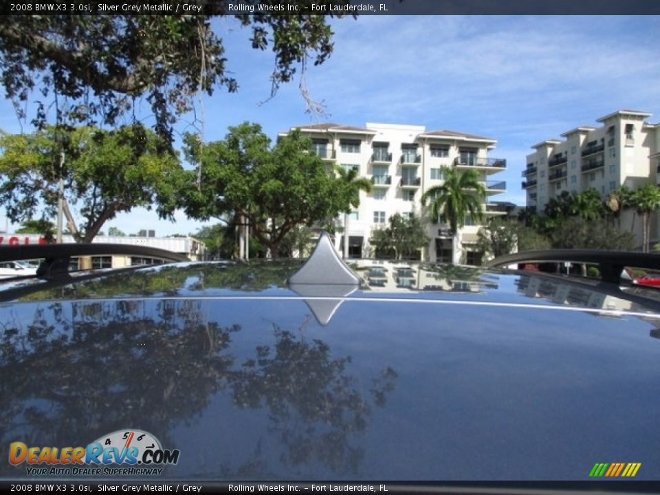2008 BMW X3 3.0si Silver Grey Metallic / Grey Photo #19