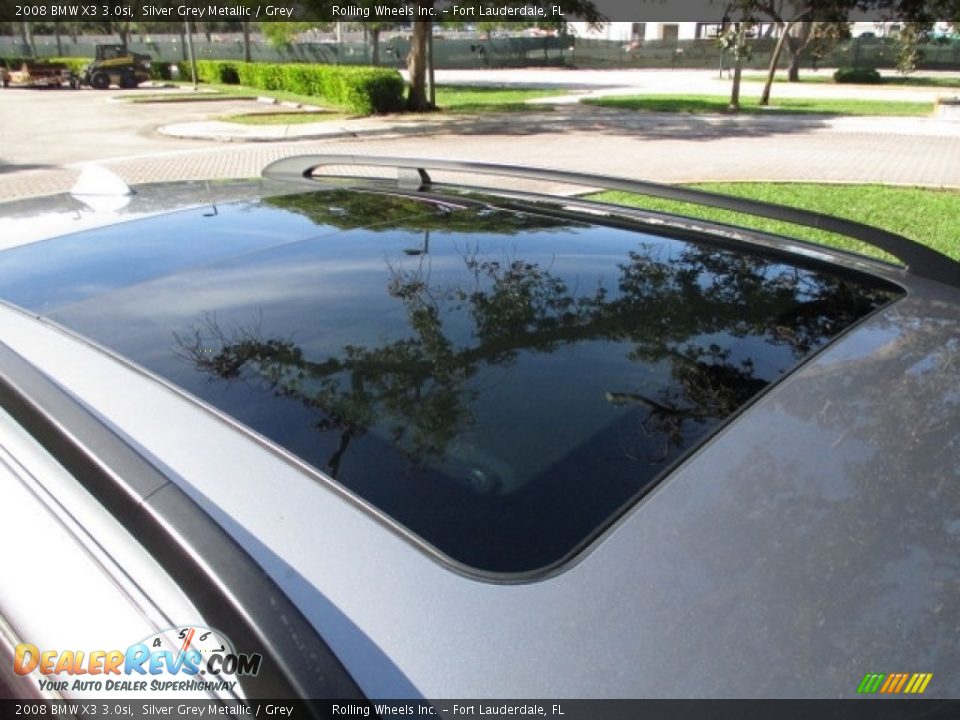 2008 BMW X3 3.0si Silver Grey Metallic / Grey Photo #20