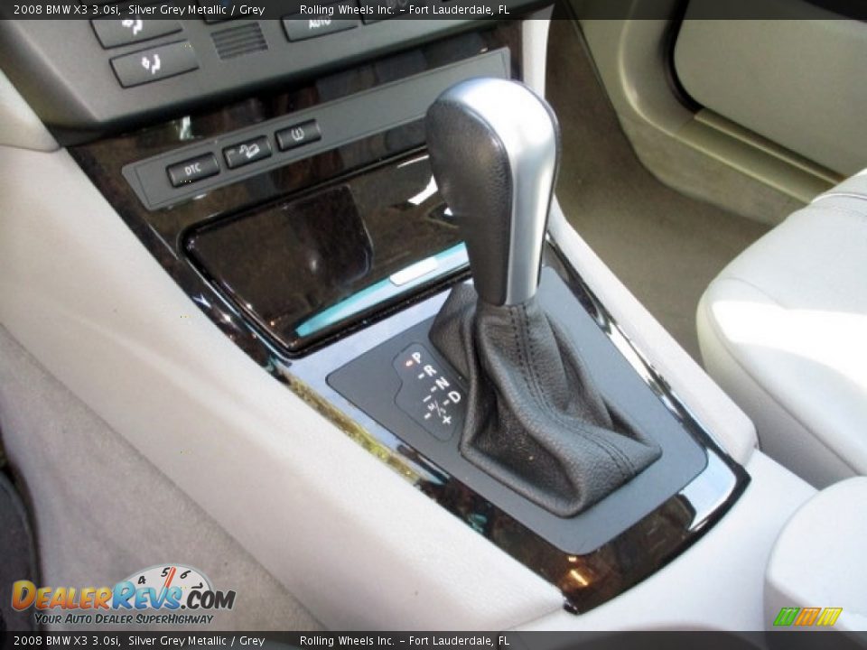 2008 BMW X3 3.0si Silver Grey Metallic / Grey Photo #31