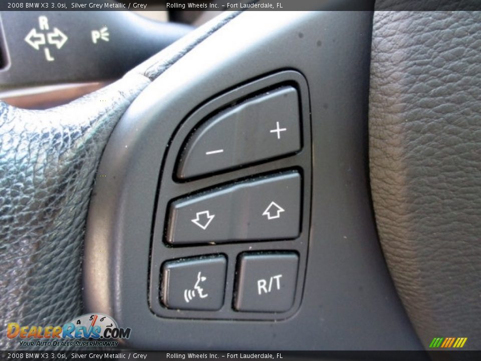 2008 BMW X3 3.0si Silver Grey Metallic / Grey Photo #33