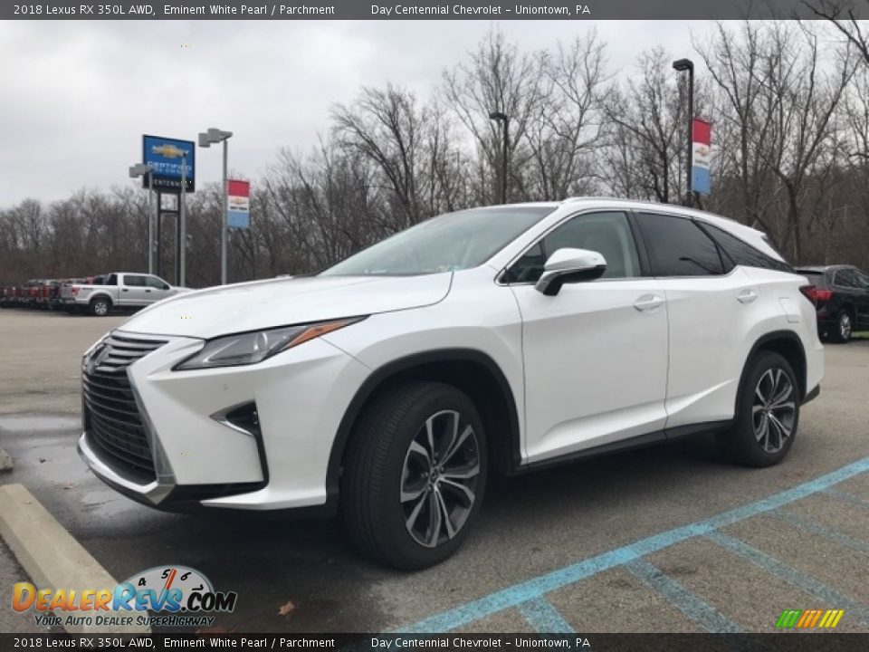 2018 Lexus RX 350L AWD Eminent White Pearl / Parchment Photo #1