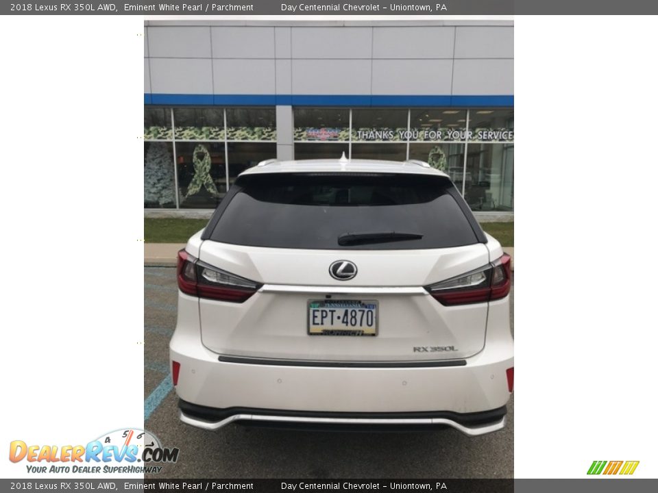 2018 Lexus RX 350L AWD Eminent White Pearl / Parchment Photo #3