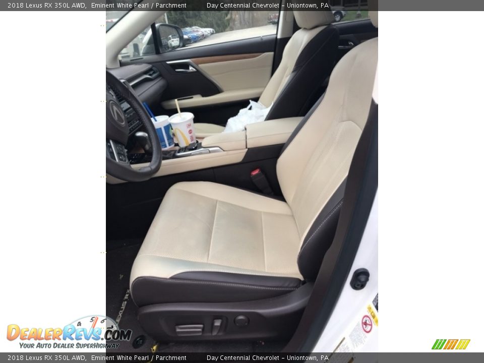 2018 Lexus RX 350L AWD Eminent White Pearl / Parchment Photo #6