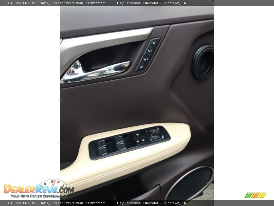2018 Lexus RX 350L AWD Eminent White Pearl / Parchment Photo #7