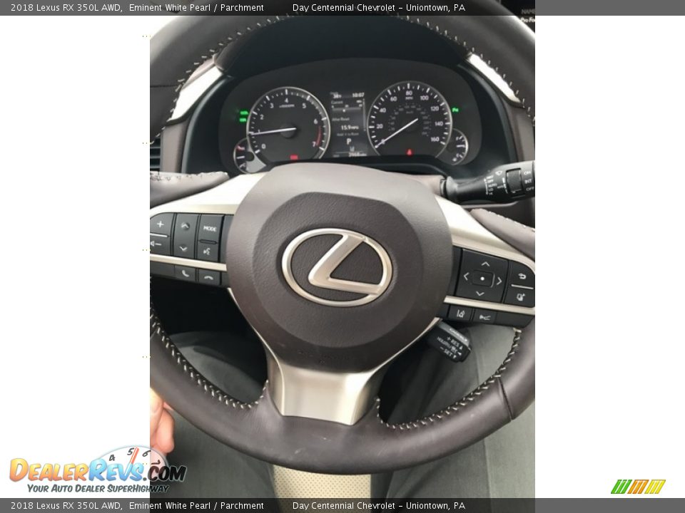 2018 Lexus RX 350L AWD Eminent White Pearl / Parchment Photo #11