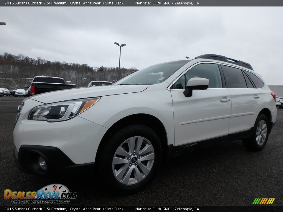 2016 Subaru Outback 2.5i Premium Crystal White Pearl / Slate Black Photo #1