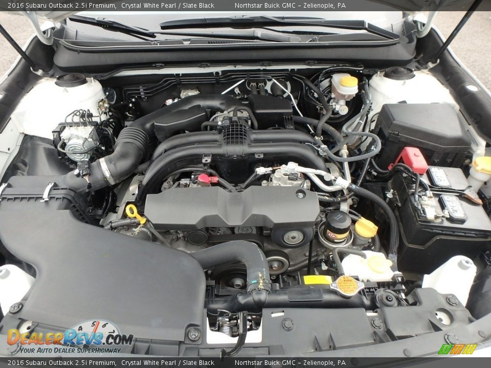 2016 Subaru Outback 2.5i Premium Crystal White Pearl / Slate Black Photo #2