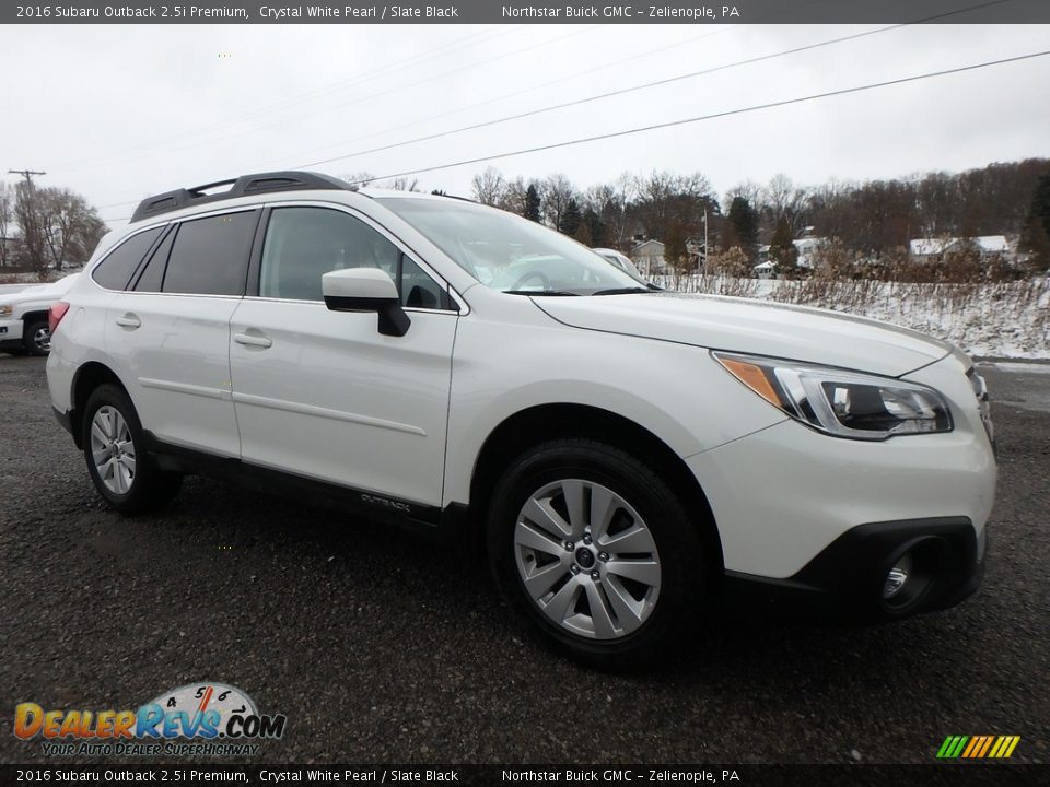 2016 Subaru Outback 2.5i Premium Crystal White Pearl / Slate Black Photo #4