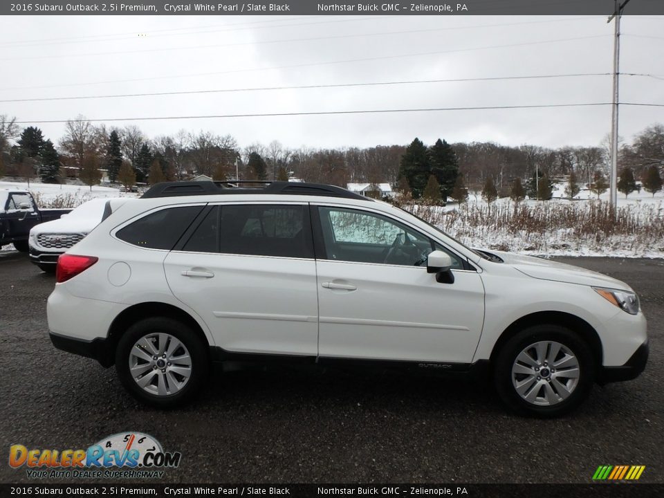 2016 Subaru Outback 2.5i Premium Crystal White Pearl / Slate Black Photo #5