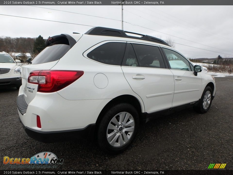 2016 Subaru Outback 2.5i Premium Crystal White Pearl / Slate Black Photo #9