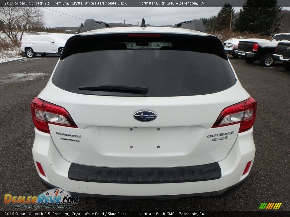 2016 Subaru Outback 2.5i Premium Crystal White Pearl / Slate Black Photo #10