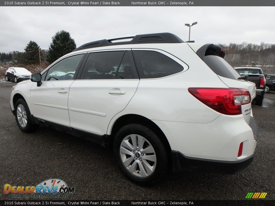 2016 Subaru Outback 2.5i Premium Crystal White Pearl / Slate Black Photo #12