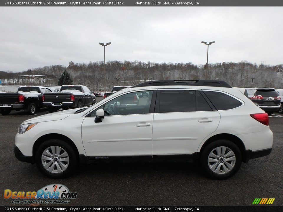 2016 Subaru Outback 2.5i Premium Crystal White Pearl / Slate Black Photo #13