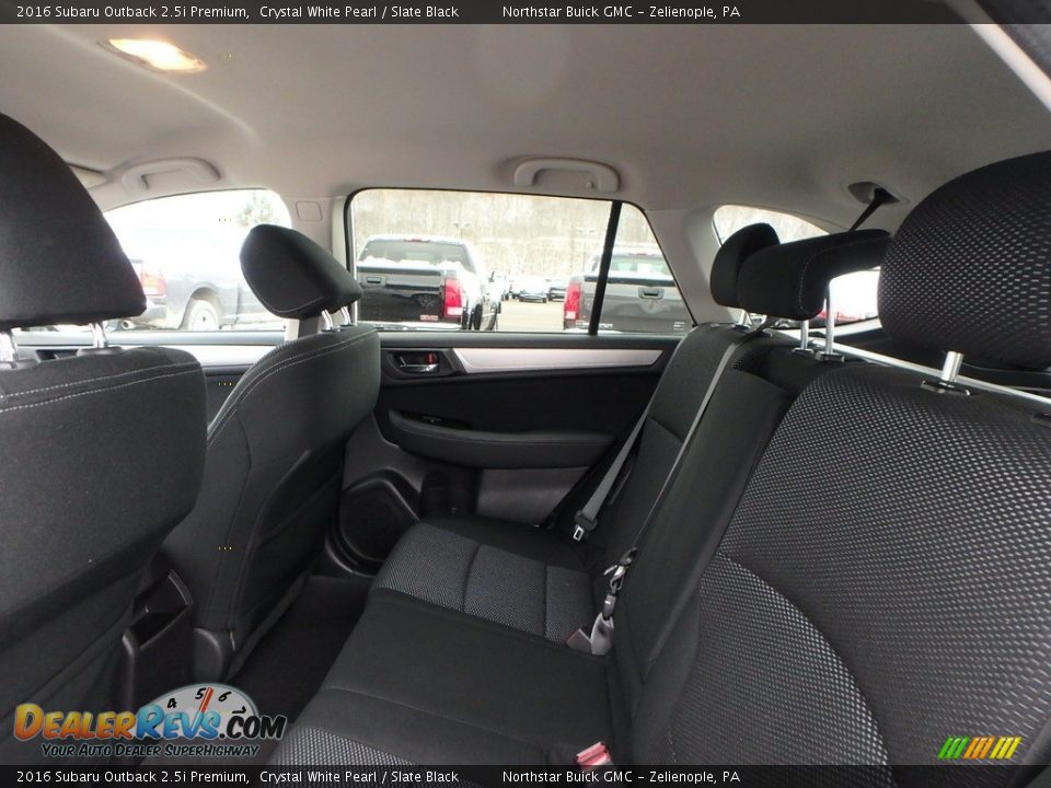 2016 Subaru Outback 2.5i Premium Crystal White Pearl / Slate Black Photo #16