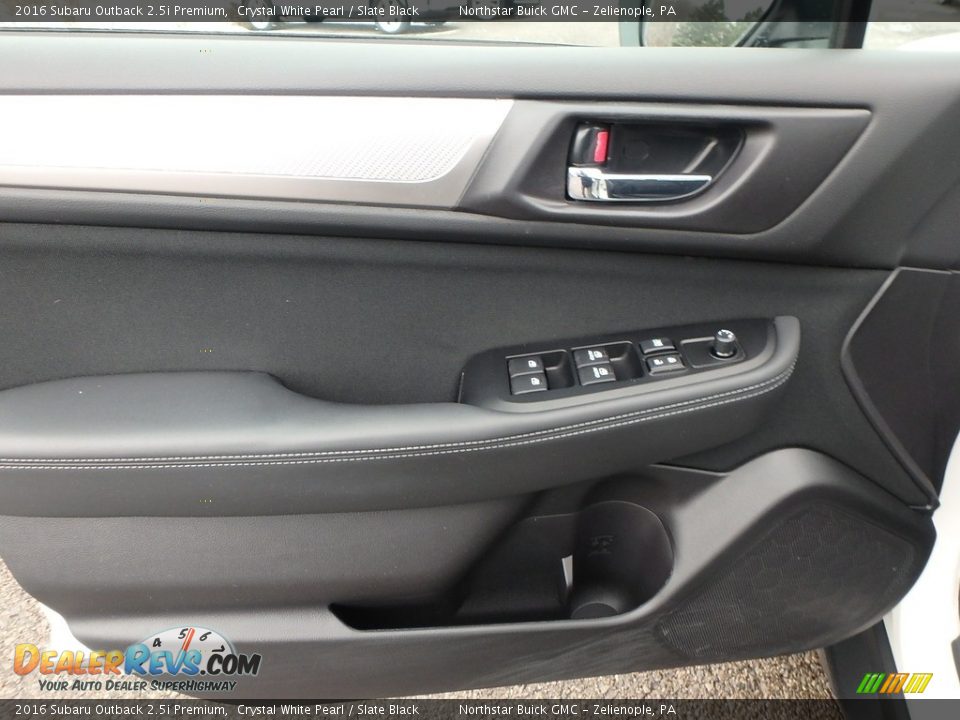 2016 Subaru Outback 2.5i Premium Crystal White Pearl / Slate Black Photo #19