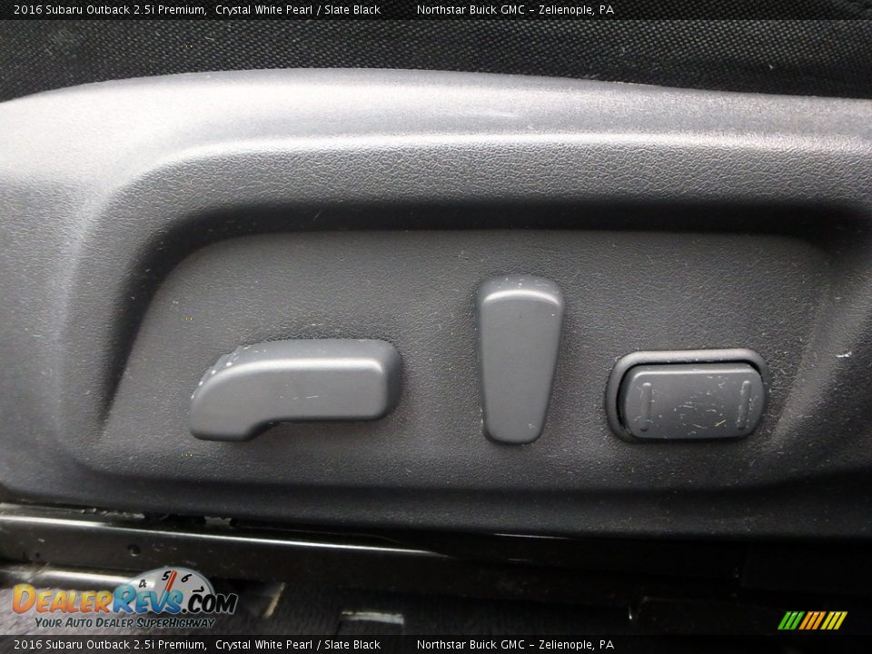 2016 Subaru Outback 2.5i Premium Crystal White Pearl / Slate Black Photo #20