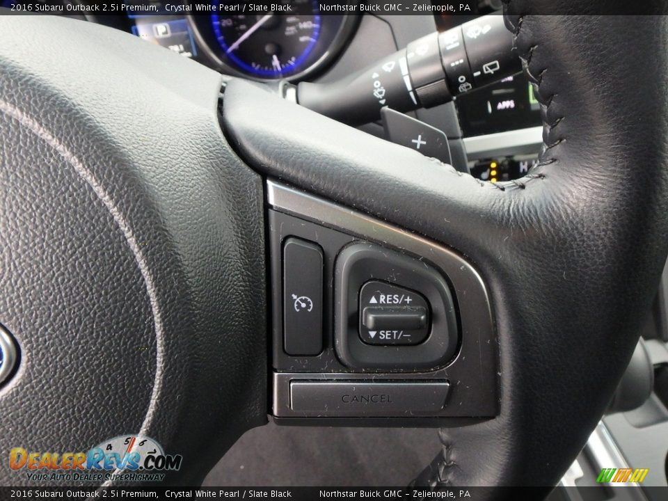 2016 Subaru Outback 2.5i Premium Crystal White Pearl / Slate Black Photo #26