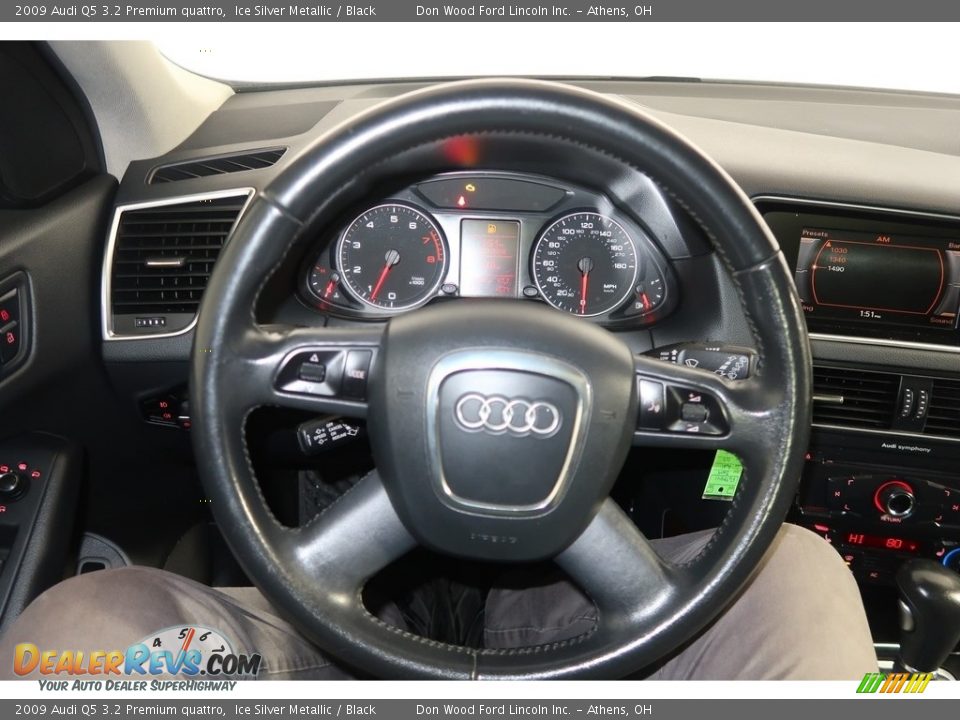2009 Audi Q5 3.2 Premium quattro Ice Silver Metallic / Black Photo #21