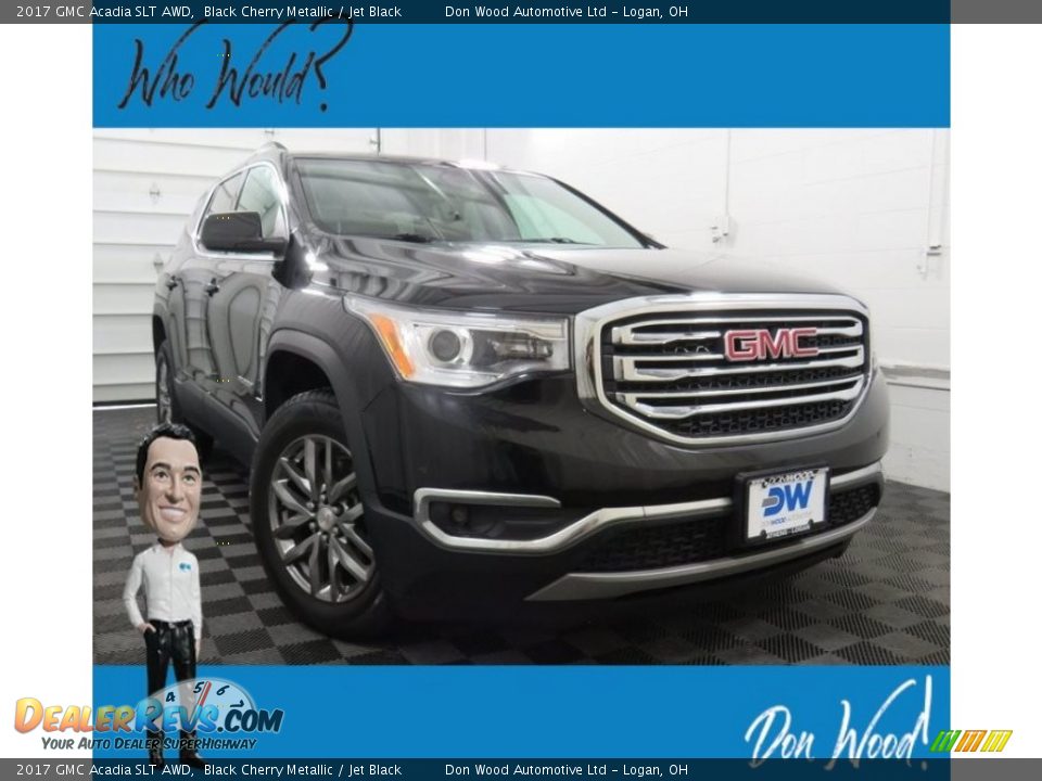 2017 GMC Acadia SLT AWD Black Cherry Metallic / Jet Black Photo #1