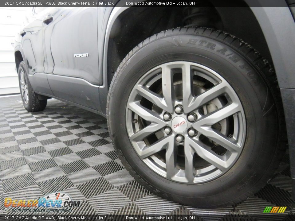 2017 GMC Acadia SLT AWD Black Cherry Metallic / Jet Black Photo #3