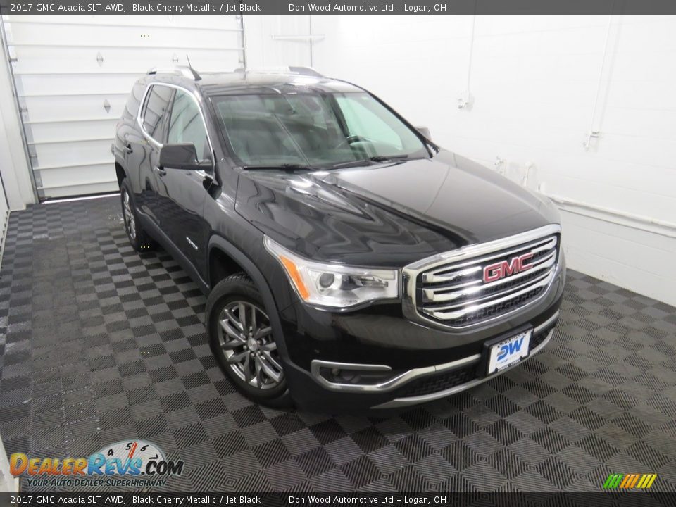 2017 GMC Acadia SLT AWD Black Cherry Metallic / Jet Black Photo #4